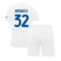 Maglie da calcio Inter Milan Federico Dimarco #32 Seconda Maglia Bambino 2023-24 Manica Corta (+ Pantaloni corti)